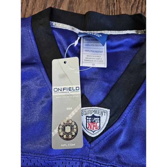 Torrey Smith #82 Baltimore Ravens Reebok On Field Jersey Blue Sz 52 NWT *read - Picture 4 of 11